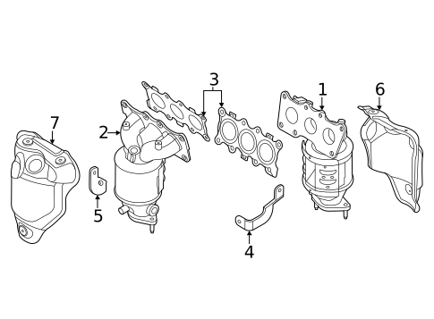 Exhaust Manifold for 2022 Kia Carnival #0