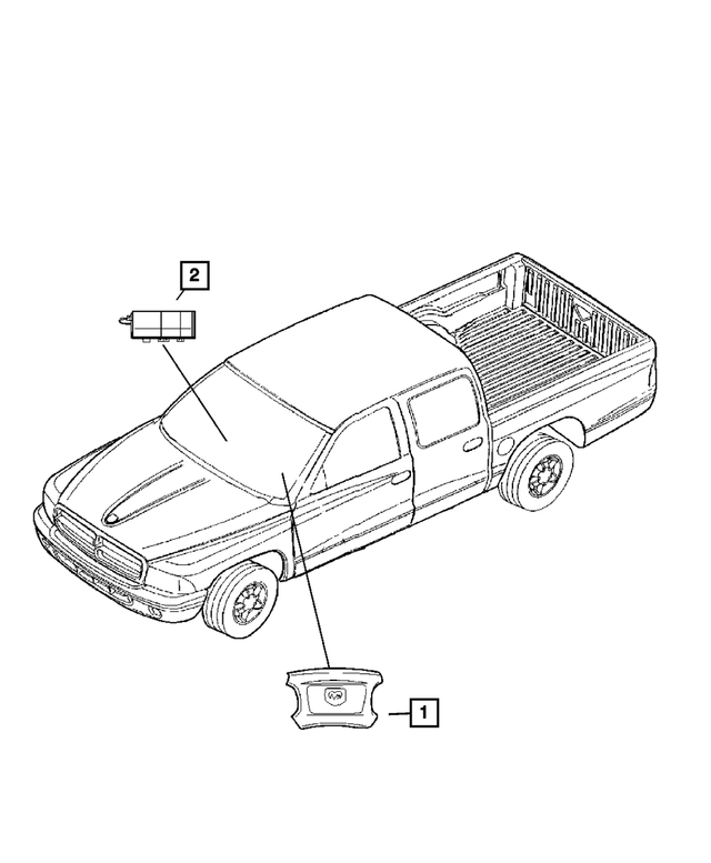 YT70XDVAB - Restraints: Driver Air Bag for Mopar Image