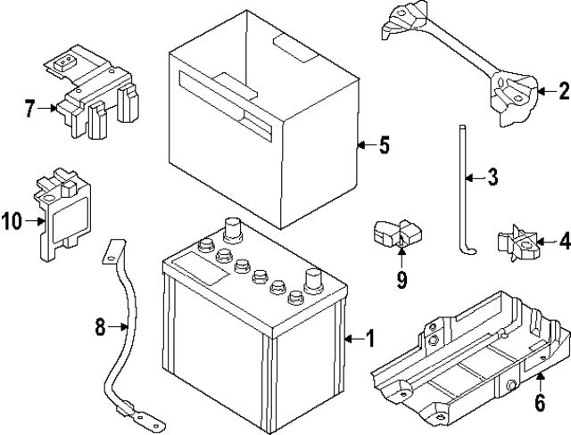 244256SX0A - : Mount Stud Retainer Clip for Nissan Image