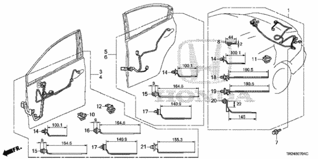 Wire Harness (5) for 2012 Honda Civic #0