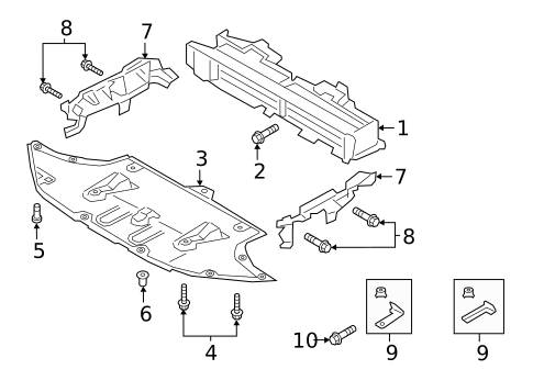 Splash Shields for 2021 Genesis G70 #0