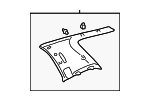 625600C030E0 - Body: Quarter Trim Panel for Toyota Image