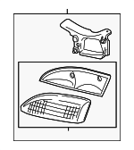 16523441 - : Part# 16523441 Headlamp for Chevrolet: Cavalier Image