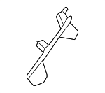 51449484561 - Body: Plate for BMW: 230i, 230i xDrive, M2, M240i, M240i xDrive Image