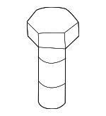 N10653102 - Exhaust: Upper Bracket Screw for Volkswagen: Atlas, Beetle, Golf, Golf R, Golf SportWagen, Jetta, Passat, Taos, Touareg Image