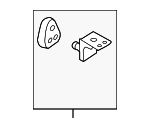 1K0253144BF - Exhaust: Rear Bracket for Volkswagen: Beetle Image