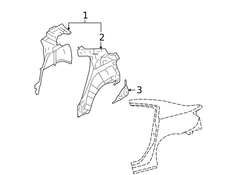 Inner Structure for 2004 Mazda 3 #0