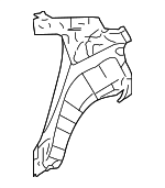 BN8V70110B - Body: Outer Wheelhouse for Mazda Image