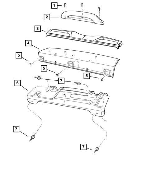 Shelf Panel for 2015 Fiat 500 #0