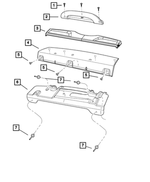 6106222AA - Body Sheet Metal Except Doors: Screw for Fiat: 500, 500E Image
