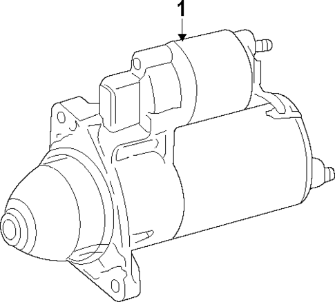 Starter for 2015 Ford Fiesta #1