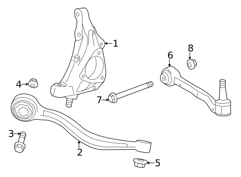 Suspension Components for 2024 Cadillac CT5 #1