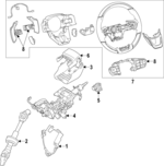 4510046050C0 - : Steering Wheel for Lexus: RX350h, RZ300e, RZ450e Image