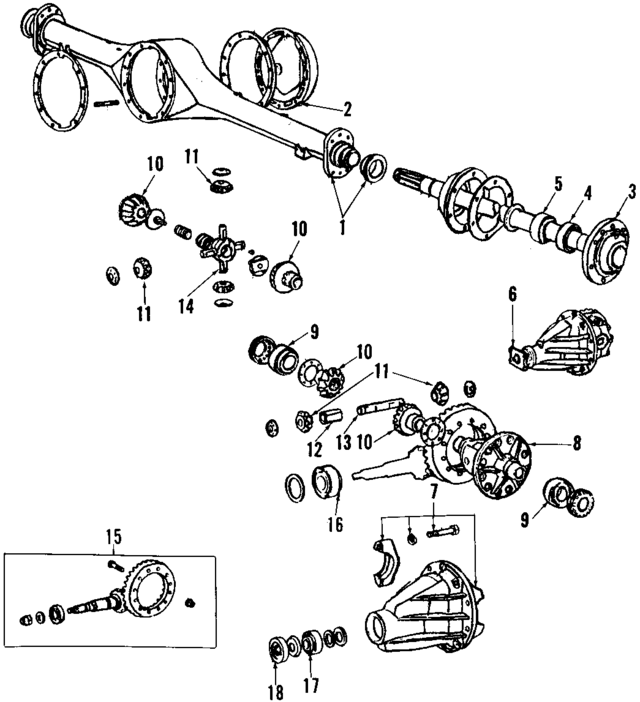 9036630038 - : Differential Pinion Bearing for Toyota Image