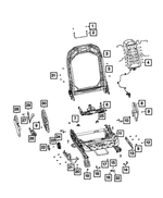 68640139AA - Interior Trim: Seat Screw for Mopar Image