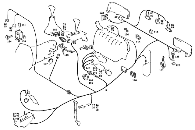 2015431107 - Electrical Equipment and Instruments: Electric Cable for Mercedes-Benz: 190, 190E Image image