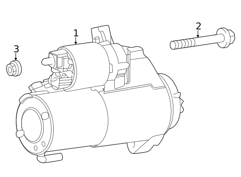 Starter & Related Components for 2025 Toyota 4Runner #0