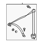 21086071851A23 - Electrical: Outer Belt Assembly for Mercedes-Benz Image