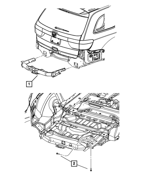 Trailer Tow and Tow Hooks for 2015 Dodge Durango #0