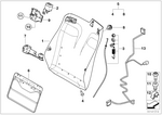 52108255678 - : Rear Panel With Net Bag Right for BMW Image