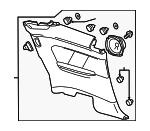 20959312 - : Lower Quarter Trim - Driver's Side (LH) for Cadillac: CTS Image