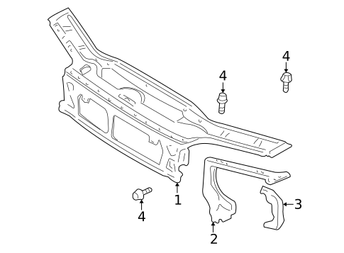 Radiator Support for 2003 Volvo S60 #0