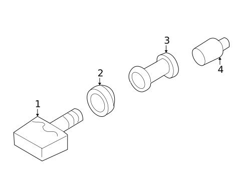 Tire Pressure Monitor Components for 2017 Nissan Frontier #0