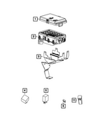 68272409AA - Electrical: Power Distribution Center Cover for Mopar Image