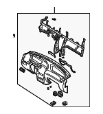 K32A55100B78 - Body: Instrument Panel for Kia: Rio Image