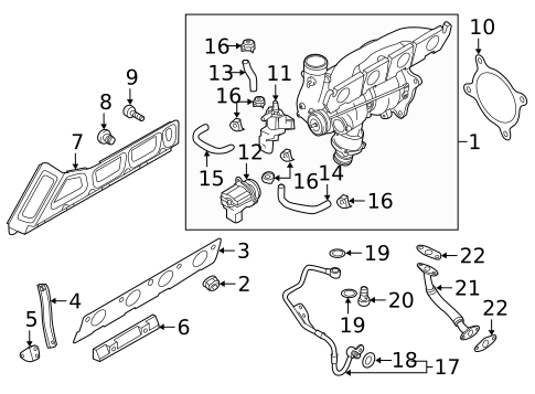 Turbocharger & Components for 2015 Audi A5 Quattro #0