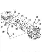6501742 - Automatic Transaxle 4 Speed: Hex Head Screw for Chrysler: 300, 300M, Concorde, Pacifica, PT Cruiser, Sebring, Town &amp; Country, Voyager | Dodge: Avenger, Caravan, Challenger, Charger, Grand Caravan, Intrepid, Journey, Magnum, Neon, Nitro | Jeep: Liberty, Wrangler | Ram: C/V Image
