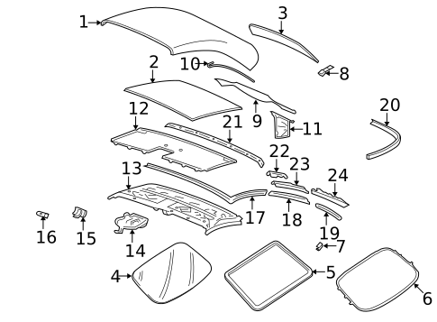 Cover & Components for 1999 Porsche 911 #0