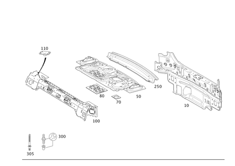 Rear End for 2014 Mercedes-Benz E250 #0