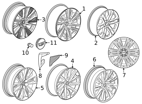 Wheels for 2024 Cadillac LYRIQ #0