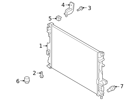Radiator & Components for 2009 Land Rover LR2 #0