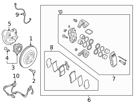 Anti-Lock Brakes for 2015 Hyundai Equus #0