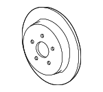 5085652AB - Brakes: Rotor for Chrysler: PT Cruiser | Dodge: Neon Image