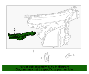 2025-2026 Chevrolet Equinox Reinforcement 26568815 GM | GMPartsDirect.com