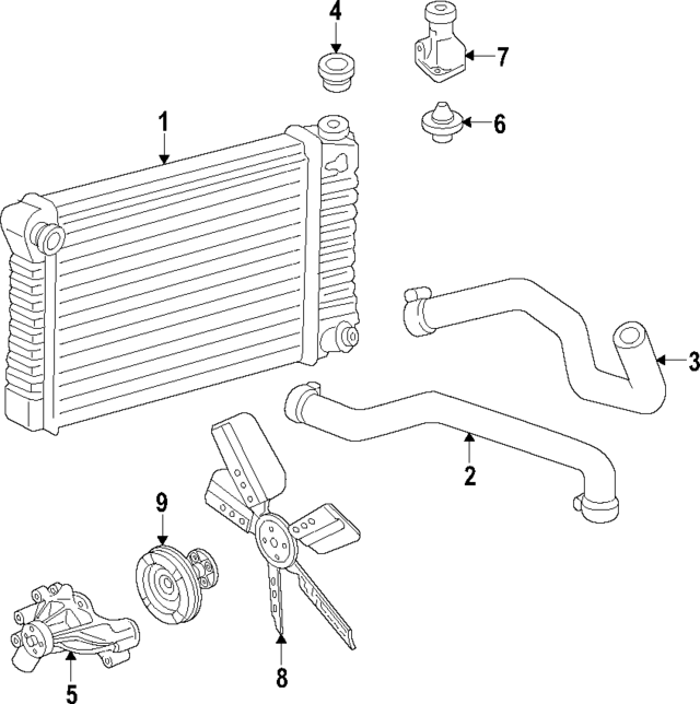 1511057 - Cooling System: ACDelcoâ„¢ Thermostat Housing for GM Image