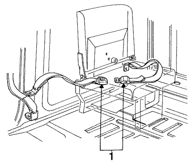 E9TZ18613B84A - Electrical: Seat Belt Assembly for Ford: F-150, F-250, F-350, F-Super Duty Image