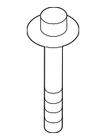 51497372929 - Body: Side Gate Trim Button for BMW Image