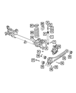 68449676AB - Front Suspension: Suspension Shock Absorber Kit for Mopar Image