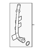 LR183052 - Engine: Water Return Tube for Land-Rover Image