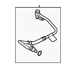 LR175458 - Air &amp; Fuel Delivery: Turbocharger Oil Line for Land-Rover Image image