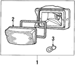 477953043A - Electrical: Signal Lamp Assembly for Porsche: 924, 944 Image