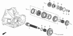 91003PG2008 - Transmission - Manual: BEARING, SPECIAL BALL (NTN) for Acura Image