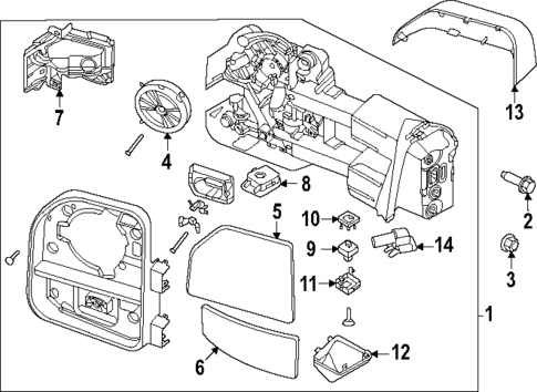 Automatic Temperature Controls for 2024 Ford F-450 Super Duty #3