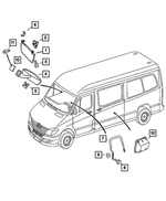 1GY42KDVAA - : Visor, Left for Mopar Image