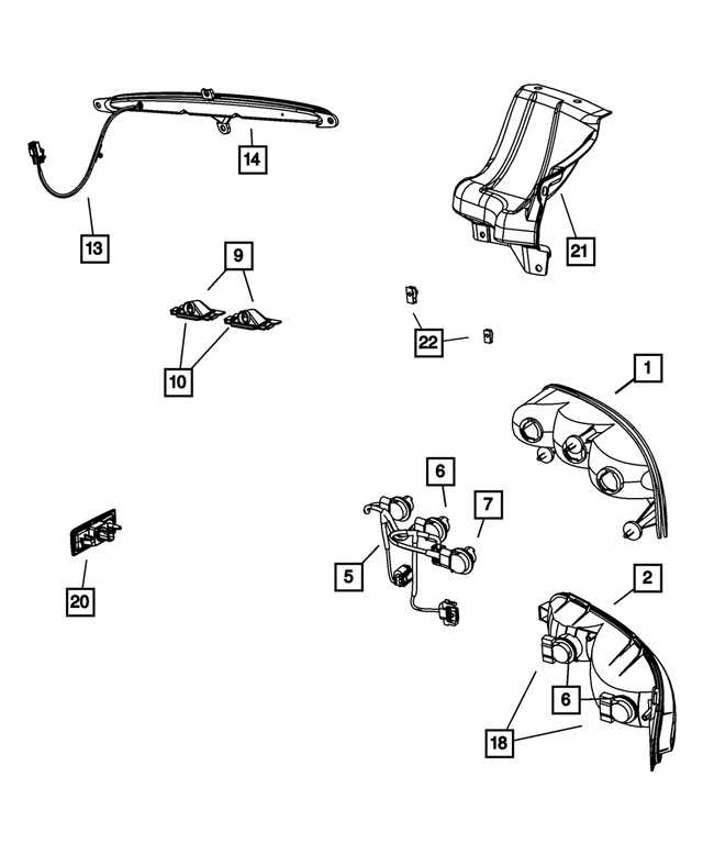 4523097 - Electrical: Turn Signal Lamp Socket for Mopar Image