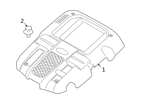 Engine Appearance Cover for 2013 Subaru Forester #0
